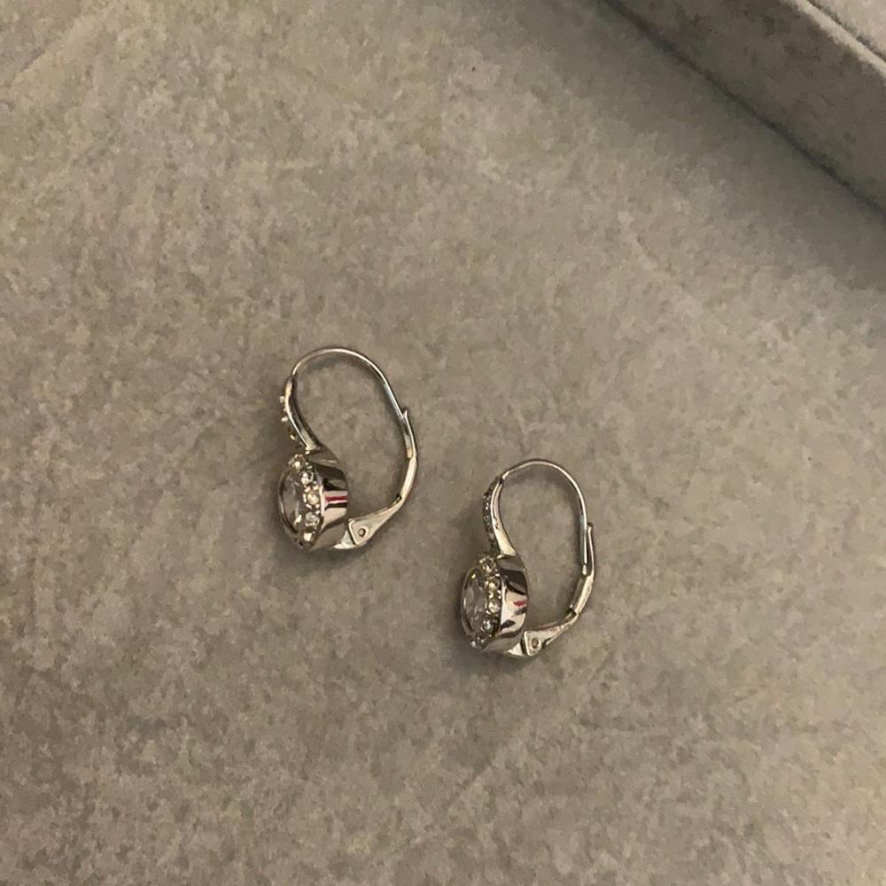 Eliot Danori - cubic zirconia drop earrings